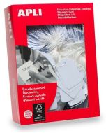 Etiquettes bijouterie à trou et ficelle blanche - 28 x 43 mm AGIPA Lot de 500