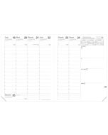 Recharge pour agenda de bureau 2025 - 210 x 270 mm QUO VADIS Président