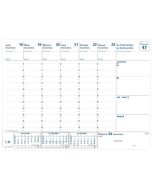 Recharge pour bloc éphéméride 2025 - BLOCKHEBDO Quo Vadis 057001Q intérieur