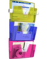 Présentoir mural - 3 Corbeilles A4 - Assortiment : CEP Visuel