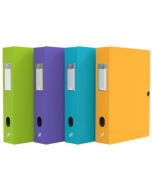 Boite de classement Memphis avec bouton - 60 mm - Assortiment : OXFORD Photo