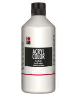 Peinture Acrylique - 500 ml - Argent MARABU Acryl Color