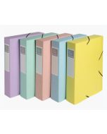 Boîte de classement Cartobox - Dos 60 mm - Assortiment Aquarel : EXACOMPTA assort