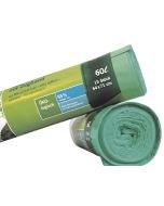 Photo Sacs poubelle avec tirant - 60 litres - Vert SECOLAN 211006