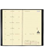 Agenda Semainier de poche 2025 à spirale - 88 x 170 mm QUO VADIS Italnote S intérieur