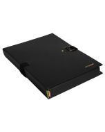 EXACOMPTA Extensor Balacron :  Chemises avec rabat à sangle - Noir 22001E