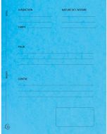 Modèle Dossier de Plaidoirie Pour ou Contre - Bleu (EXACOMPTA 220102E Avocat)