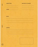 220109E Dossier de plaidoiries Exacompta Avocat Jaune