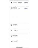 ELVE : Lot de 10 blocs  BRASSERIE - Autocopiants Tripli - 259 x 100 mm - 2218