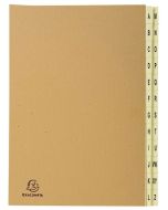 Trieur Alphabétique - 24 compartiments de A à Z - Brun EXACOMPTA Image