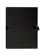 EXACOMPTA Chemises toilées à sangle - Noir 223065E