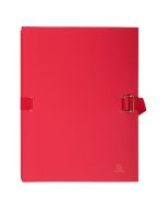 EXACOMPTA Chemises toilées à sangle - Rouge 223075E