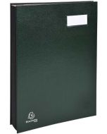 EXACOMPTA Parapheur Direction 24123E - 12 compartiments - Vert photo