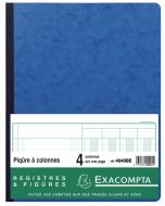 EXACOMPTA : Registre comptable 4 colonnes sur 1 page 4040E