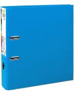 Classeur à levier en PP - Dos de 80 mm - Bleu clair : EXACOMPTA Prem'Touch Visuel