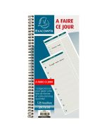 Blocs de planning journalier - A Faire ce jour 5380E Exacompta Couverture
