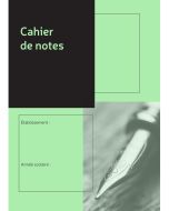Cahier de Notes Ecole Matières préimprimées LE DAUPHIN