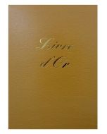 ELVE : Livre d'or Classique - 297 x 210 mm - Jaune 54003