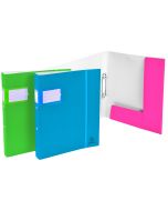 EXACOMPTA Classeurs Campus Néon - Dos de 40 mm Assortiment de couleurs 54561E