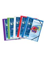 EXACOMPTA 55189E : Chemises Kreacover à élastiques - Couleurs assorties