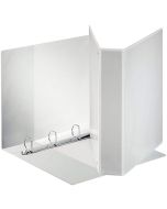 Classeur Personnalisable 3 Pochettes - Blanc - 4 anneaux de 50 mm : ESSELTE Image