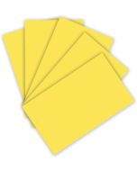 Carton de Bricolage 500 x 700 mm - Jaune citron - 300 g/m² : FOLIA Lot de 10 Visuel