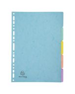 Jeu de 5 intercalaires en carte lustrée - Assortiment : EXACOMPTA Aquarel image