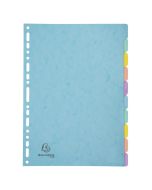 Jeu de 10 intercalaires en carte lustrée - Assortiment : EXACOMPTA Aquarel image