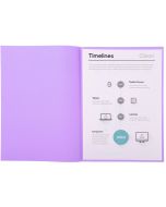Sous-chemises pour dossier A4 Lilas EXACOMPTA 850116E