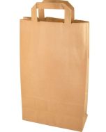 Sac en Papier - 220 x 100 x 360 mm - Kraft Brun PAPSTAR Lot de 50 sachet