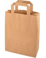 Sac en Papier - 220 x 100 x 280 mm - Kraft Brun PAPSTAR Lot de 50 sachet