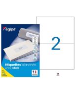 Photo Etiquettes adhésives 210 x 148,5 mm AGIPA 119016
