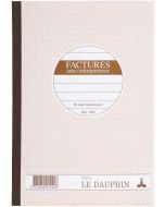 Facturier Auto-Entrepreneur Carnet 210 x 148 mm Le DAUPHIN 1242D