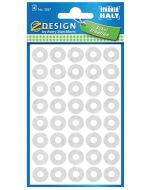 AVERY : Oeillets de renforcement de trous - Autocollant Blanc