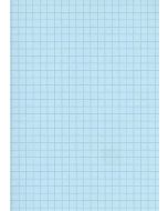 Fiches Bristol A5 - 148 x 210 mm - Bleu quadrillé ELVE B14813B