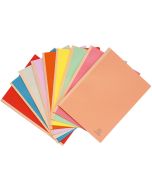 EXACOMPTA 770000E Chemises à soufflet dos toilé - Assortiment de couleurs (Papier recyclé) exemple