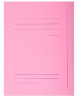 EXACOMPTA Chemises imprimées à 3 rabats - Rose (Classement)