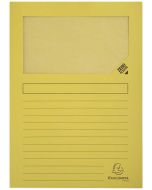 Lot de 100 Chemises à fenêtre - Jaune : EXACOMPTA Forever Visuel