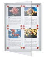 NOBO : Vitrine d'intérieur PACIFIC extra plate - 280 x 370 mm 1901797