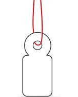 HERMA : Lot de 1000 étiquettes à trou et ficelle 6919 - 10 x 22 mm (Affichage de prix)