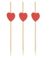 Photo Pique apéritif en bambou - 70 mm PAP STAR Heart