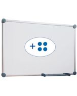MAUL Tableau mural blanc 2000 - 600 x 450 mm 63010-84