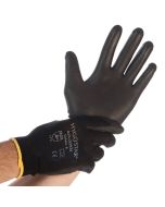 Gants de travail en nylon BLACK ACE - Noir - Taille L : HYGOSTAR Modèle