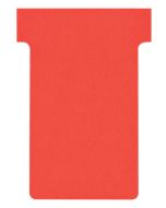 Fiches T - Indice 2 / 60 mm - Rouge : NOBO Lot de 100 Modèle