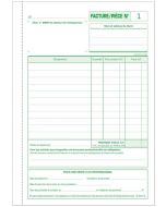 Facturier Auto-entrepreneur  Carnet A5 Modèle Exacompta 13293E