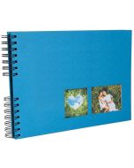 Photo Album photos à spirales - 320 x 220 mm - Bleu EXACOMPTA Milano