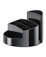 Photo Pot à crayons 9 compartiments RONDO - Noir : HAN 17460-13