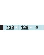 Carnet de 1000 tickets vestiaires blanc ELVE 26