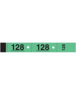 TICKETS VESTIAIRES : Lot de 100 tickets - Vert 268 ELVE coloris