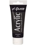 Photo Peinture acrylique EL Greco - 75 ml - Noir KREUL tube